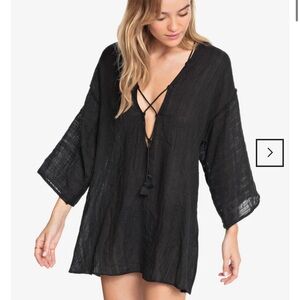Michelle lace up cover up